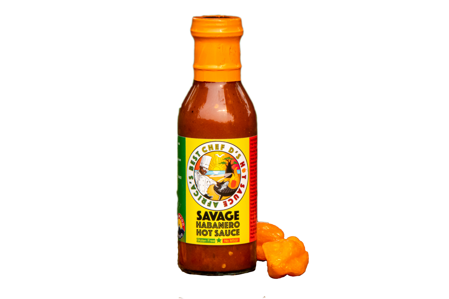 West African Habanero SAVAGE Hot Sauce